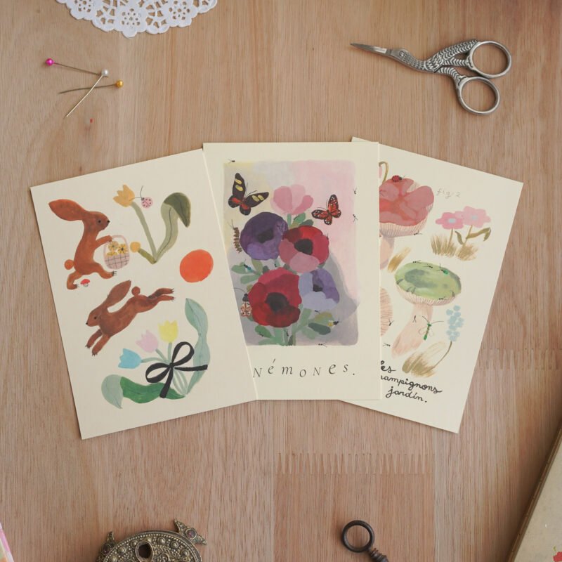 JARDIN II  / set de postales