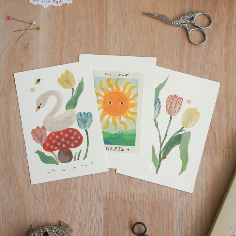 SOL  / set de postales