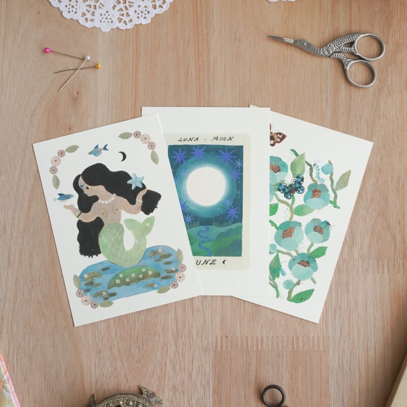 LUNA  / set de postales