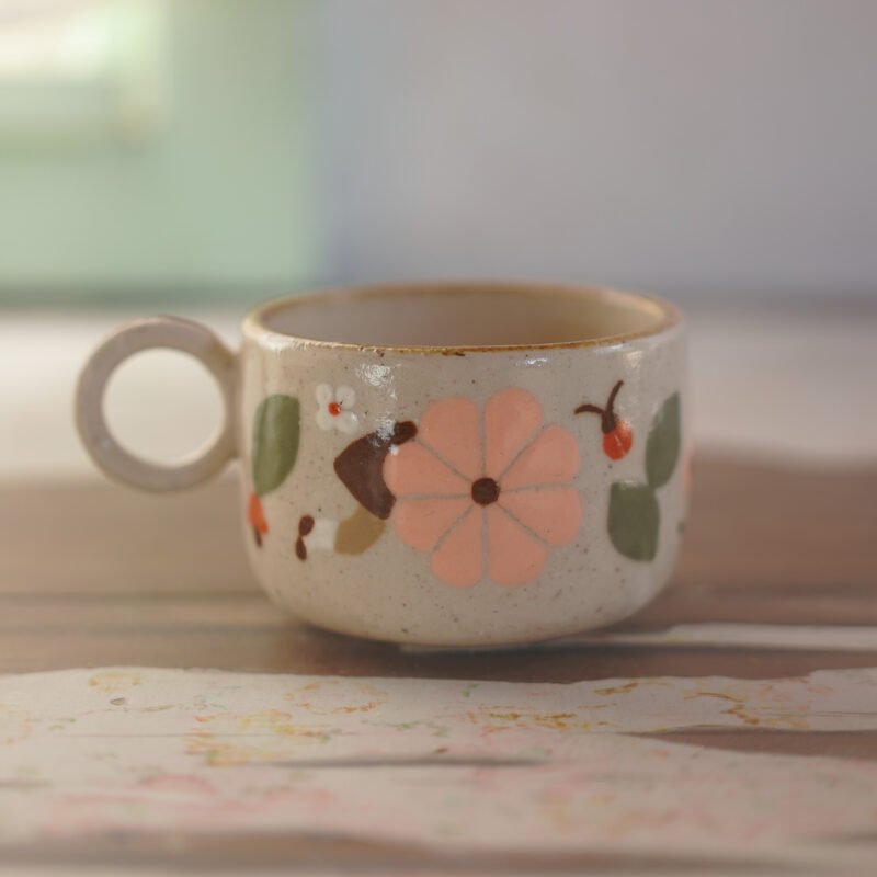 Alicia flores rosa / tacita