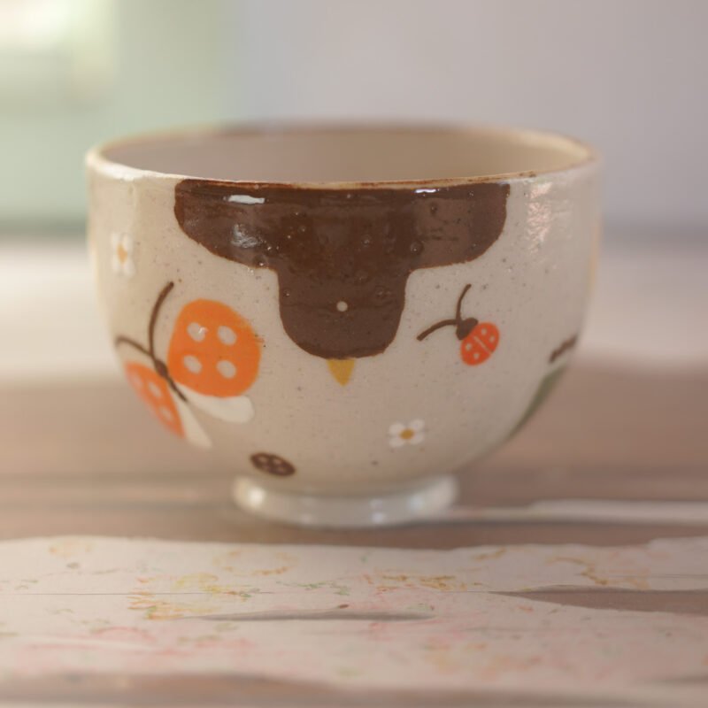 pájaro, mariposa & flor / Cuenco