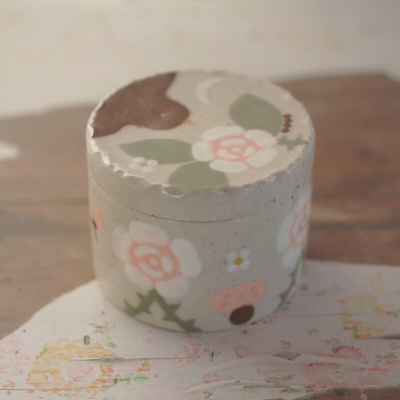 pájaro jardín de rosas / Caja