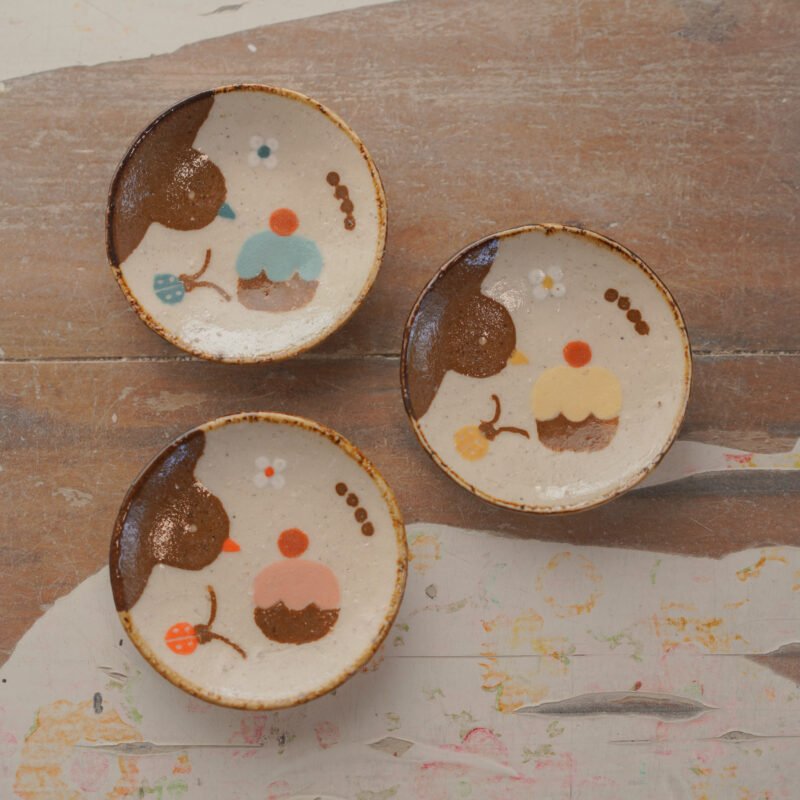 Set pájaros & bombones / platos