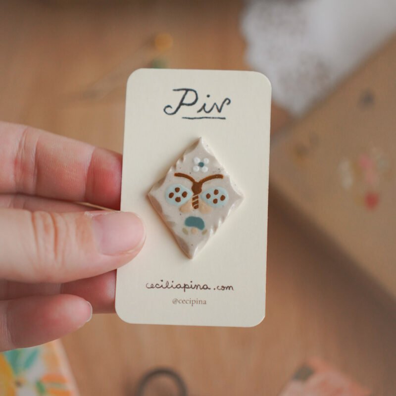 mariposa celeste / broche
