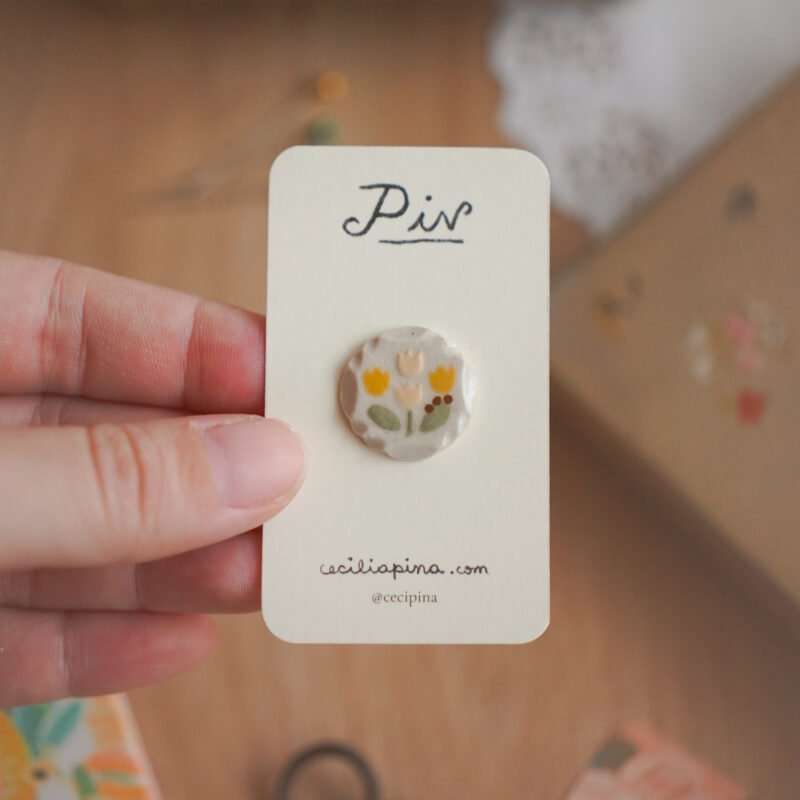 cuatro campanitas / broche